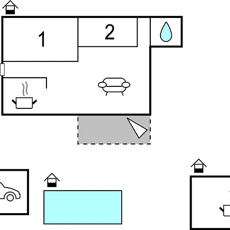 2 Bedroom Beautiful In 펜션 리예카